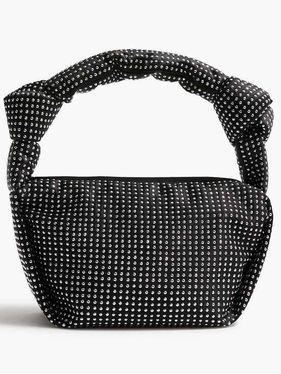 J. Crew Handbags - J.Crew Studded Double-Knot Handbag | Silver-Stud Shoulder Bag | NWT